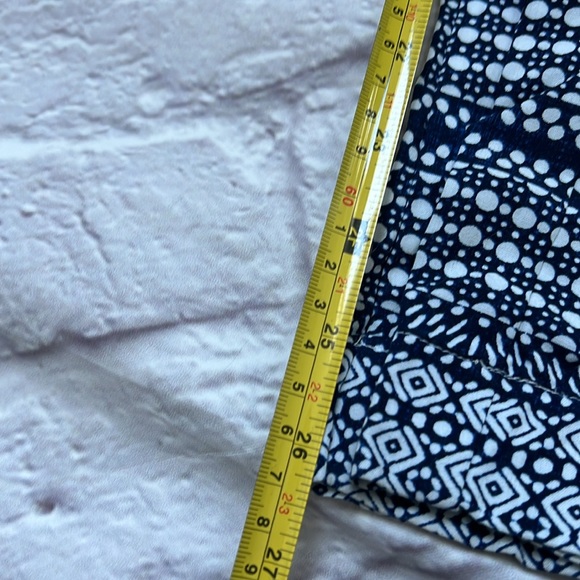 Tommy Bahama women’s casual wide leg pants navy blue & white - Picture 8 of 9